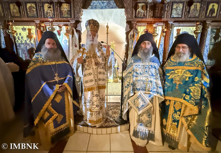 Χειροθεσία Αρχιμανδρίτη στην Ιερά Μονή Παναγίας Καλλίπετρας