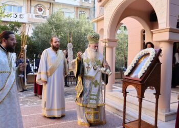 Η μνήμη του Αγίου Κυριακού του Αναχωρητού και Υμνογράφου στην Ι. Μητρόπολη Κορίνθου