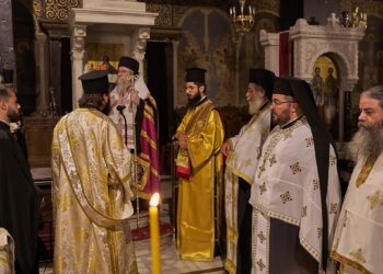 Με λαμπρότητα η μνήμη του Αγίου Ιερομάρτυρος Ανθίμου στην Αγία Παρασκευή Αττικής
