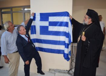 Ο Μεσσηνίας Χρυσόστομος εγκαινίασε το νέο Γυμνάσιο – Λύκειο Κορώνης