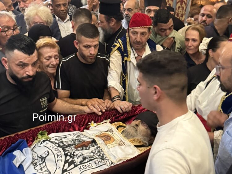 Η Εξόδιος Ακολουθία του μακαριστού Αρχιμ. Χρυσοστόμου στην Ιερά Μονή Αββά Γερασίμου του Ιορδανίτου