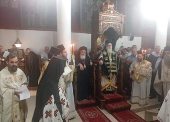 Ὁ Πανηγυρικὸς Ἑσπερινὸς τῆς Ἑορτῆς τοῦ Ἁγίου Βησσαρίωνος, Πολιούχου Φιλιππιάδος
