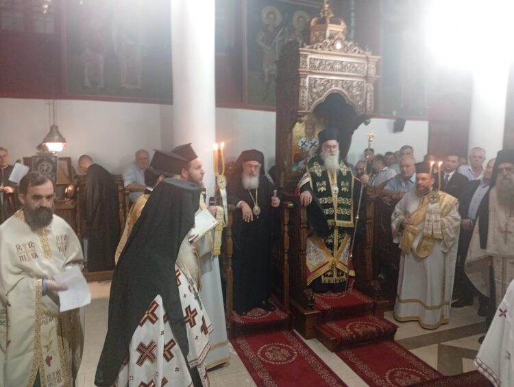 Ὁ Πανηγυρικὸς Ἑσπερινὸς τῆς Ἑορτῆς τοῦ Ἁγίου Βησσαρίωνος, Πολιούχου Φιλιππιάδος