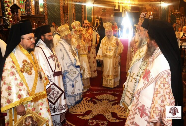 Αρχιερατικό Συλλείτουργο  για τα Ονομαστήρια του Μητρ. Σπάρτης