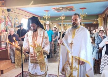 Ο επίσκοπος Τζίντζα και Ανατολικής Ουγκάντα στην Ιερά Μητρόπολη Λαρίσης και Τυρνάβου