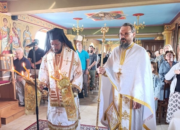 Ο επίσκοπος Τζίντζα και Ανατολικής Ουγκάντα στην Ιερά Μητρόπολη Λαρίσης και Τυρνάβου