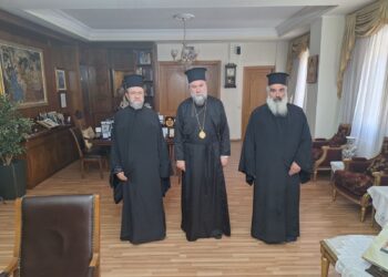 Εθιμοτυπικές επισκέψεις του Προέδρου και Αντιπροέδρου του ΙΣΚΕ στους Μητροπολίτες Σερρών, Σιδηροκάστρου και Δράμας
