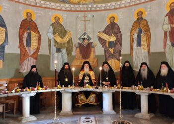 Προσκυνηματικὴ ἐπίσκεψη τοῦ Μητροπολίτου Σάμου στὸ Ἅγιον Ὄρος