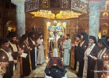 Η Εξόδιος Ακολουθία της Μακαριστής Καθηγουμένης της Ιεράς Μονής Λιγοβιτσίου