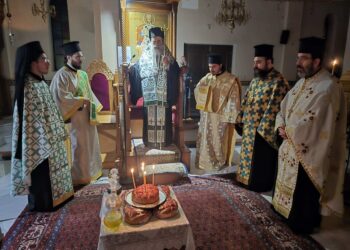 Αγρυπνία για την ανακομιδή του ιερού λειψάνου του Οσίου Αθανασίου του Χαμακιώτου