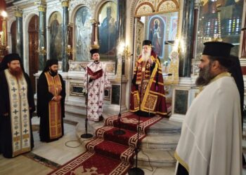 Εορτασμός Αγίου Μεγαλομάρτυρος Αρτεμίου, Προστάτου της Ελληνικής Αστυνομίας, στην Μητρόπολη Μαντινείας και Κυνουρίας