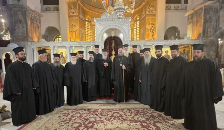 Ο Μητροπολίτης Ηλείας  με όμιλο κληρικών και λαϊκών στην Θεσσαλονίκη