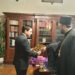 ​Εθιμοτυπική επίσκεψη του Επισκόπου Ανδίδων κ. Ισιδώρου στον Πρύτανη του ΕΚΠΑ, Καθηγητή Γεράσιμο Σιάσο