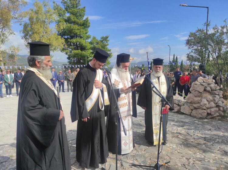 Ο Μητροπολίτης Κορίνθου Παύλος στις εκδηλώσεις τιμής για τον Νικηταρά στο Χιλιομόδι Κορινθίας