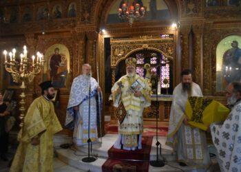 Στον Χολαργό ο Μητροπολίτης Διδυμοτείχου για τα 100 χρόνια από την ανέγερση του Ιερού Ναού Φανερωμένης