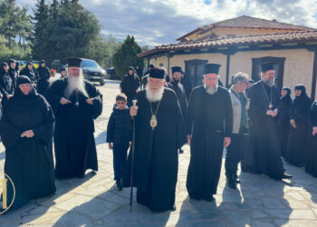 Ο Μακαριώτατος Αρχιεπίσκοπος κ. Ιερώνυμος στην Ιερά Μονή Κοιμήσεως της Θεοτόκου Πανοράματος