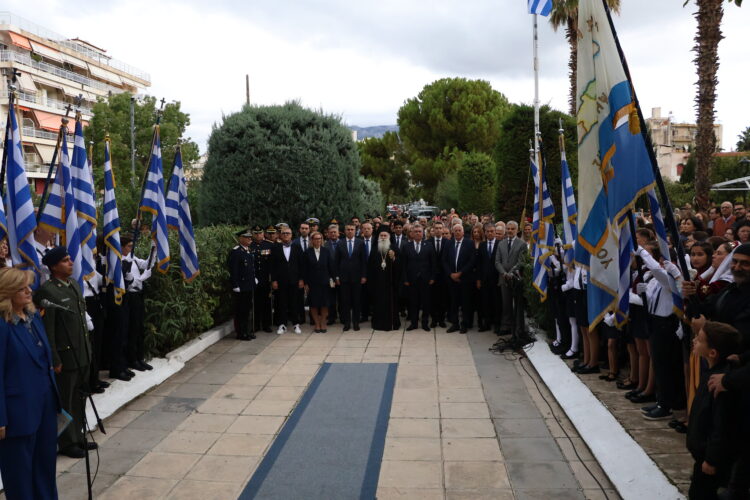 Ο Εορτασμός της Αγίας Σκέπης της Θεοτόκου και της Εθνικής Επετείου του «ΟΧΙ» στην Ι. Μ. Κορίνθου