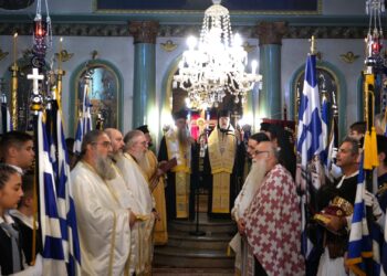 Ο ΣΕΒ. ΜΗΤΡΟΠΟΛΙΤΗΣ ΓΟΡΤΥΝΟΣ ΣΤΑ 114α ΕΛΕΥΘΕΡΙΑ ΤΩΝ ΓΙΑΝΝΙΤΣΩΝ