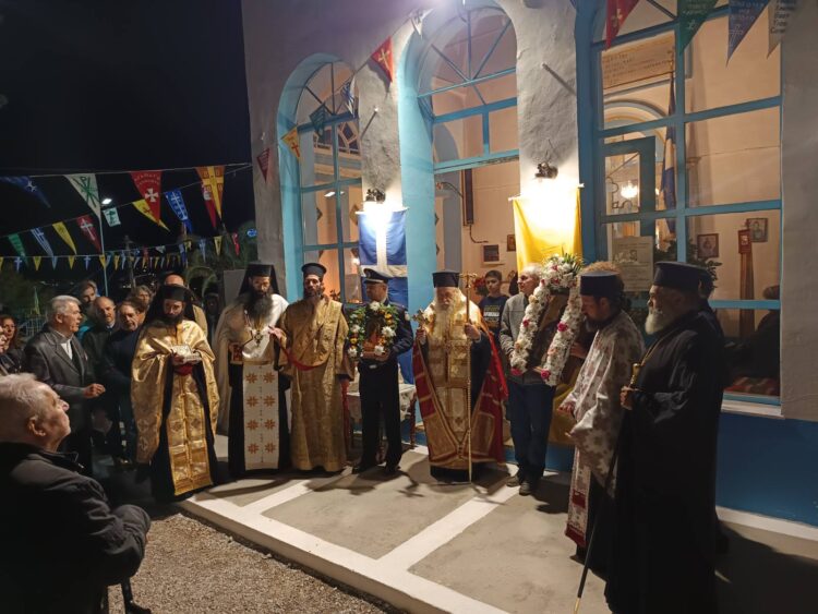 Ἑορτασμὸς τῆς Ὁσίας Ματρώνης τῆς Χιοπολίτιδος καὶ τοῦ Ἁγίου Μεγαλομάρτυρος Ἀρτεμίου στὴ Σάμο
