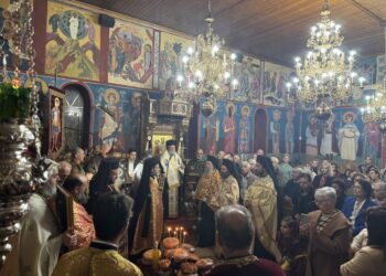 Πανηγυρικός Εσπερινός της Εορτής του Αγίου Δημητρίου στη Γαληψό Παγγαίου