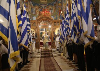 Με λαμπρότητα εορτάστηκε η Αγία Σκέπη και η Εθνική Επέτειος της 28ης Οκτωβρίου στη Ναύπακτο