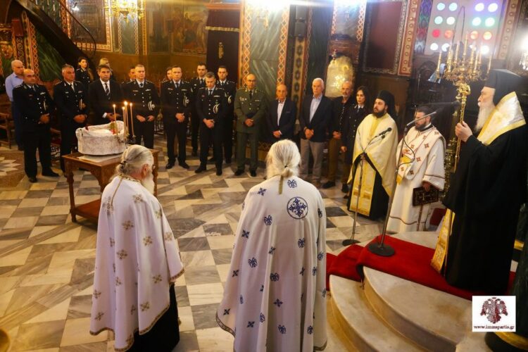 Η ΕΛ.ΑΣ. τίμησε τον Προστάτη της Άγιο Αρτέμιο – Δοξολογία στον Μητροπολιτικό Ναό Ευαγγελιστρίας Σπάρτης