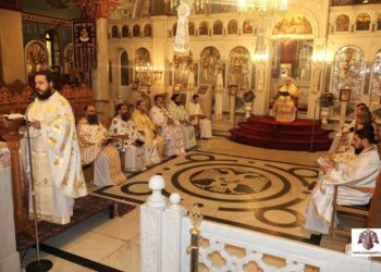 Η αρχαιοπρεπής Θεία Λειτουργία του Αγίου Ιακώβου στον Ι.Ν. Οσίου Νίκωνος Σπάρτης
