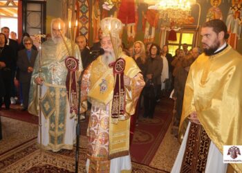 Αρχιερατική Θεία Λειτουργία στον Ι.Ν. Αγίου Δημητρίου Μαγούλας