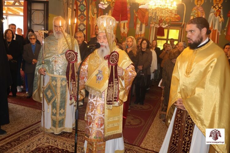Αρχιερατική Θεία Λειτουργία στον Ι.Ν. Αγίου Δημητρίου Μαγούλας
