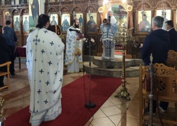 Ο ΜΗΤΡΟΠΟΛΙΤΗΣ ΧΑΛΚΙΔΟΣ ΣΤΙΣ ΓΟΥΒΕΣ ΒΟΡΕΙΟΥ ΕΥΒΟΙΑΣ