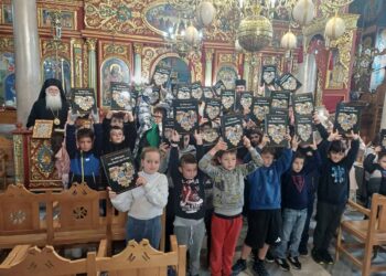 Αγιασμός για τη νέα κατηχητική χρονιά στην Αγιά από τον Μητροπολίτη Ιγνάτιο