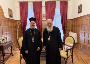 Εγκάρδια συνάντηση του Αρχιεπισκόπου Αθηνών με τον Αρχιεπίσκοπο Αυστραλίας