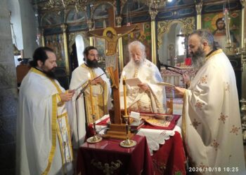 Η Αρχαιοπρεπής Θεία Λειτουργία του Αγίου Ιακώβου του Αδελφόθεου στην Ιερά Μονή Μεταμορφώσεως του Σωτήρος Κύμης