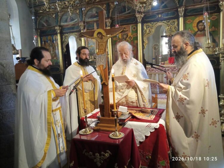 Η Αρχαιοπρεπής Θεία Λειτουργία του Αγίου Ιακώβου του Αδελφόθεου στην Ιερά Μονή Μεταμορφώσεως του Σωτήρος Κύμης