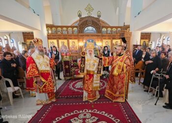 Αρχιερατικό συλλείτουργο στο Πέραμα Δήμου Μυλοποτάμου για την εορτή του Αγίου Δημητρίου